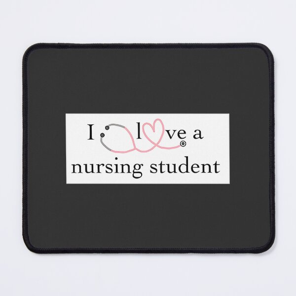 Item preview, I Love a Nursing Student - Supportive and Encouraging Design for Future Nurses designed and sold by Mohamed-Fahim.
