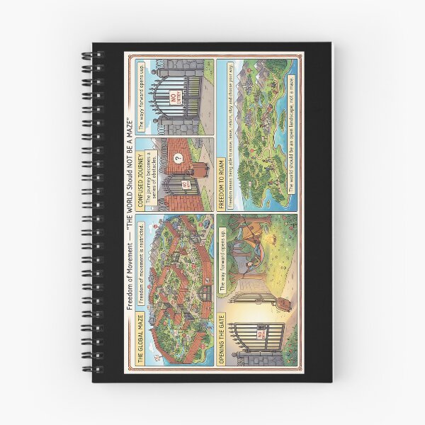 Item preview, Freedom of movement - The world should not be a labyrinth designed and sold by Mianku | Für das Leben.