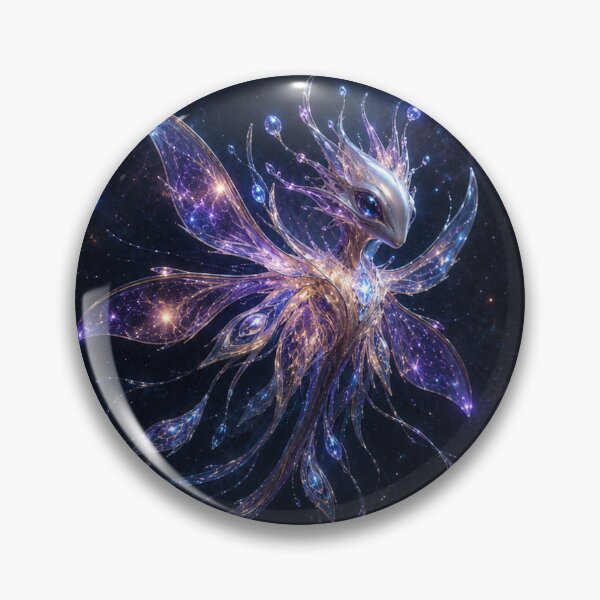 Item preview, Celestial Crystal Phoenix—Cosmic Fantasy designed and sold by ZYVARENNE.
