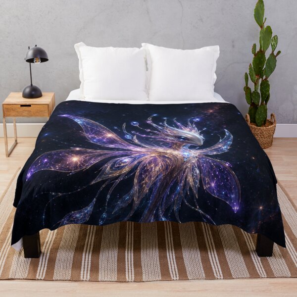 Item preview, Celestial Crystal Phoenix—Cosmic Fantasy designed and sold by ZYVARENNE.