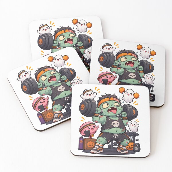 Item preview, Dead Tired Still Lifting – Funny Zombie Halloween Gym designed and sold by beztdesign.