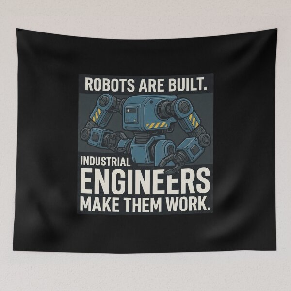 Item preview, Robots Are Built Engineers Make Them Work designed and sold by Amr Darwish Graphic designer.