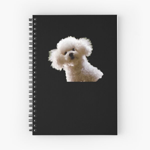 Item preview, Fluffy Bichon Frise Dog Peeking from Rocks designed and sold by Dmo3HarkoArt.