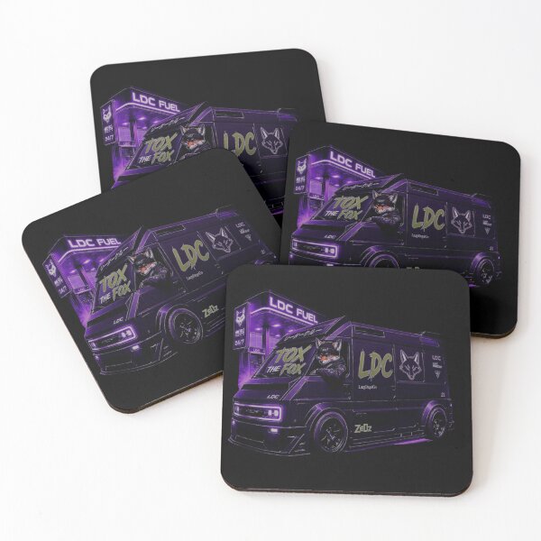 Item preview, Cyberpunk Van LDC Fuel Streetwear Tox The Fox designed and sold by LazyDayzCo.