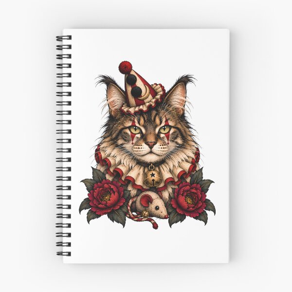 Item preview, Vintage Circus Clown Cat designed and sold by Old's Cool Cat Studio.