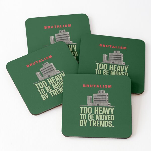 Item preview, Too Heavy to Be Moved by Trends – Brutalist Architecture Humour designed and sold by TribeGlyph.