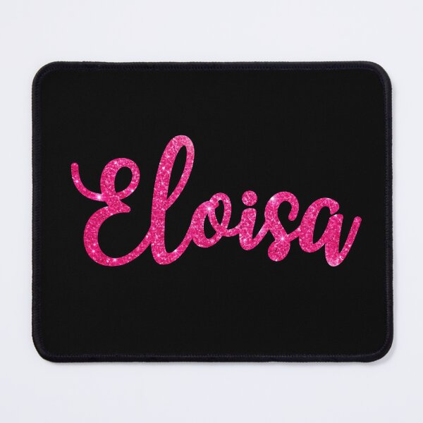 Item preview, Eloisa Hot Pink Sparkly Personalised Name Design designed and sold by CamilasPrints.