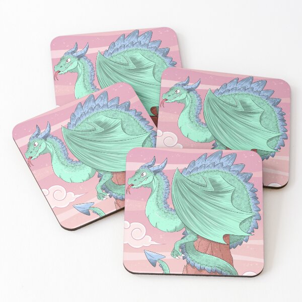 Item preview, 'Kota' Fantasy Dragon Art designed and sold by ZookieCartoons.