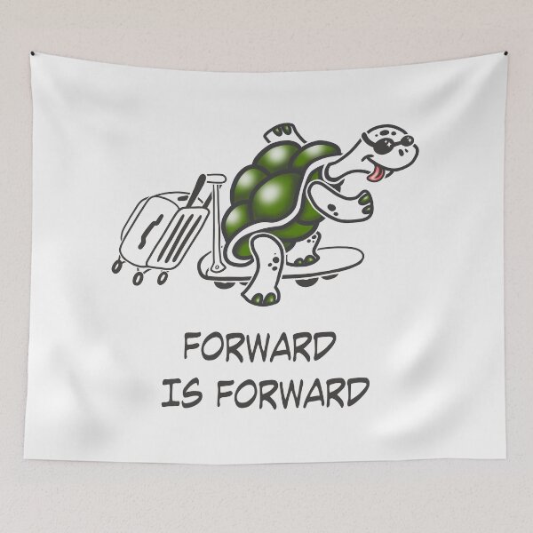 Item preview, Forward Is Forward Turtle | Gentle Positive Motivation designed and sold by Samaya-.