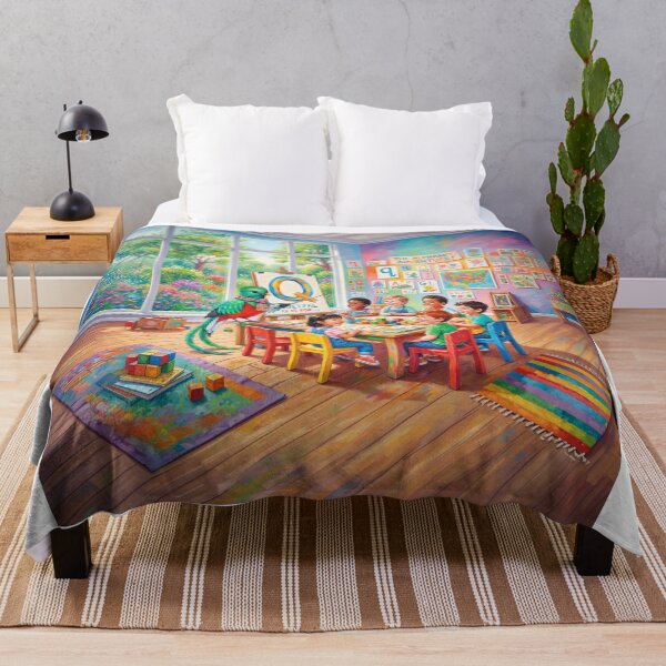 Artikelvorschau, Quetzal Bird Teaching The Alphabet Letter Q entworfen und verkauft von Home Decor Art.