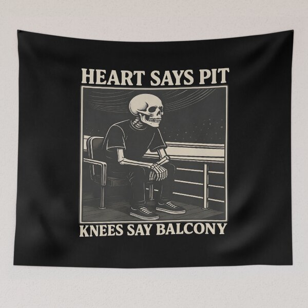 Item preview, Skeleton Balcony Concert Art designed and sold by Dmo3HarkoArt.