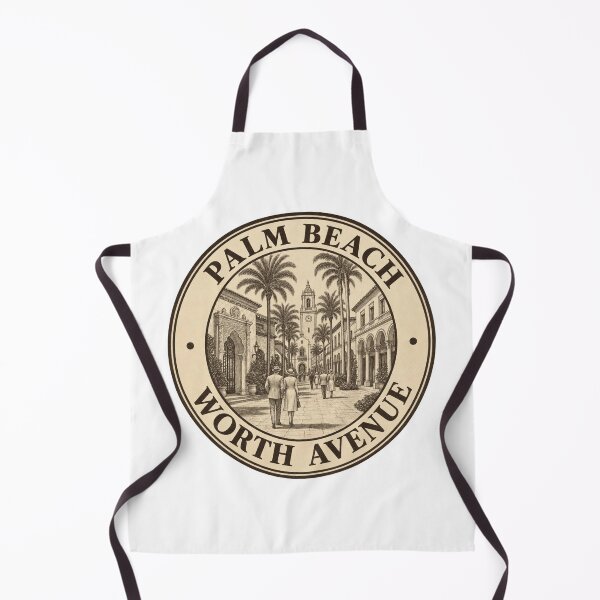 Item preview, Palm Beach Worth Avenue Florida Vintage Travel Badge designed and sold by CKaracaCrafted.