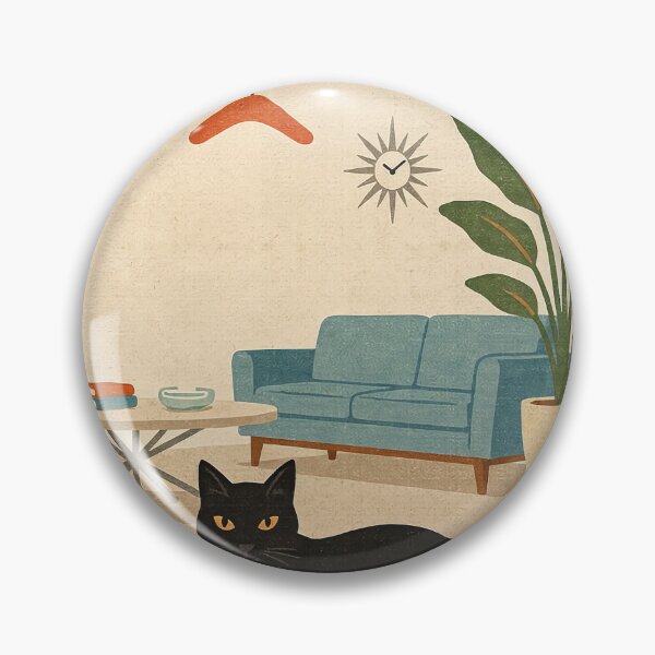 Item preview, Atomic Cat Mid Century Modern Houseplant designed and sold by Tamas Das.