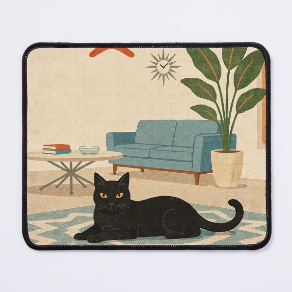 Item preview, Atomic Cat Mid Century Modern Houseplant designed and sold by Tamas Das.