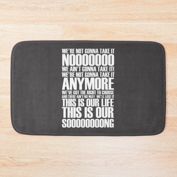 Item preview, We're Not Gonna Take It - Bold Rebellion Statement Design designed and sold by mohamedmawgoud.