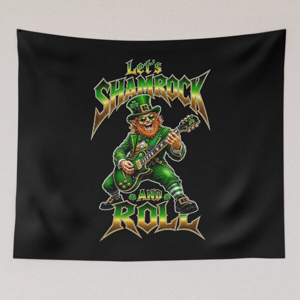 Item preview, St Patrick's Day Rock Leprechaun designed and sold by PetsArt.