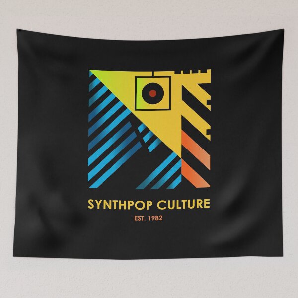 Artikelvorschau, Synthpop-Kultur 1982 – Geometrische Vintage-Elektronikmusik entworfen und verkauft von THE MODA STEREO.