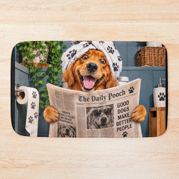 Artikelvorschau, Golden Retriever Hundetoilette entworfen und verkauft von Imemewell.
