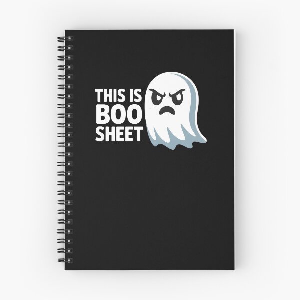 Item preview, Funny Ghost Boo Sheet Halloween Pun designed and sold by Dmo3HarkoArt.