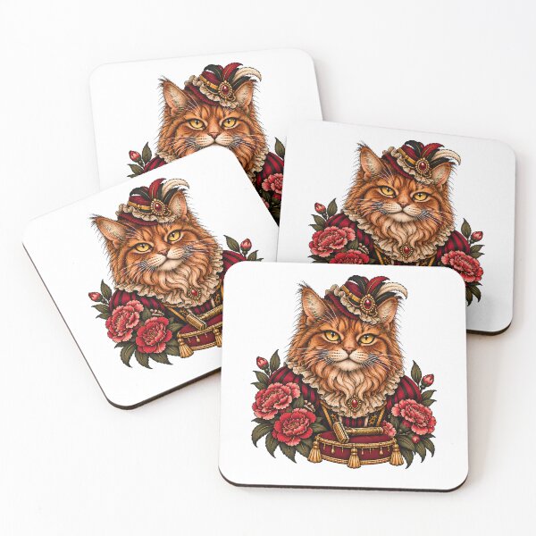 Item preview, Bearded Lady Cat Vintage Circus Freak Show designed and sold by Old's Cool Cat Studio.