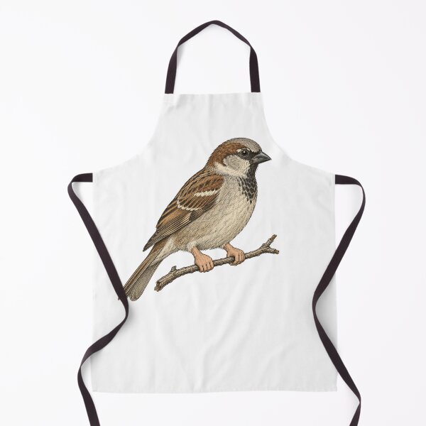 Item preview, Sparrow With Human Hands Bird Print designed and sold by The Mellonaire.