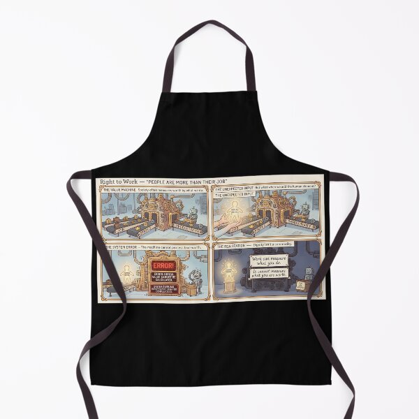 Item preview, The value of a person transcends work performance and status. designed and sold by Mianku | Für das Leben.