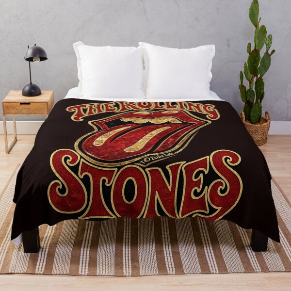 Aperçu de l'œuvre Symbole vintage des Rolling Stones avec lèvres et langue - Extra créée et vendue par LuluLeb.