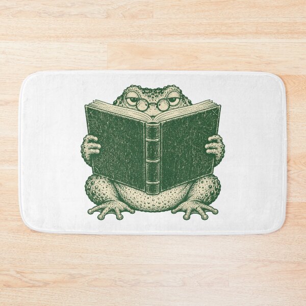 Item preview, Grumpy Toad Reading Book With Glasses designed and sold by The Mellonaire.