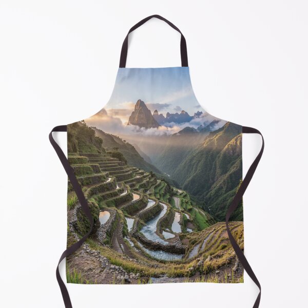 Item preview, Misty Highland Terraces - Valley of Morning Light designed and sold by nhk999.