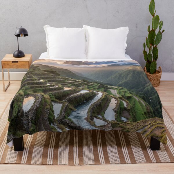 Item preview, Misty Highland Terraces - Valley of Morning Light designed and sold by nhk999.