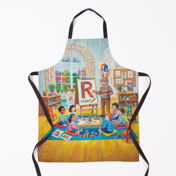 Item preview, Rabbit Teaching The Alphabet Letter R designed and sold by Home Decor Art.