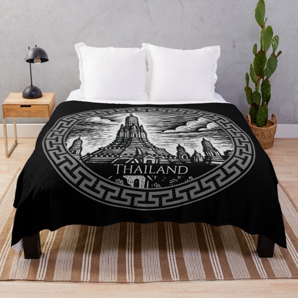Item preview, Thailand Vintage Woodcut Art designed and sold by Thistle-TShop.