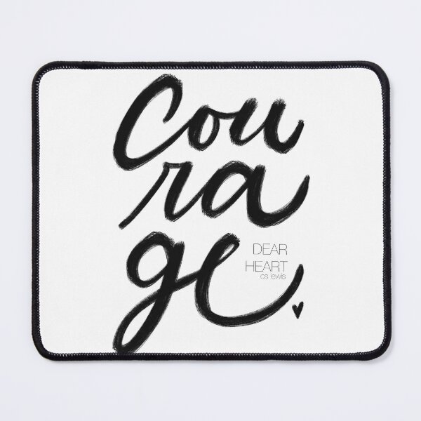 Item preview, Courage dear heart  designed and sold by dudaoliveira.art.