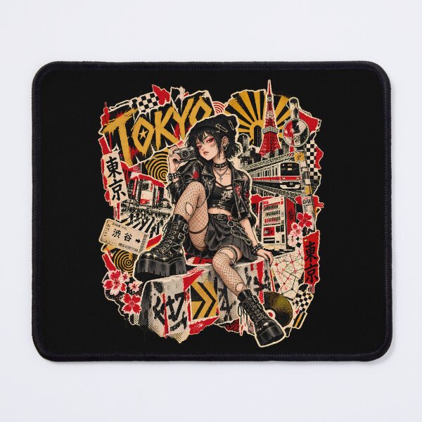 Item preview, Tokyo Urban Rebel Japanese Punk Anime Collage Graphic designed and sold by Tong4130.