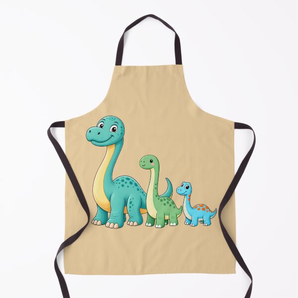 Item preview, Cute Cartoon Dinosaur Family Kawaii Sauropod Trio designed and sold by littlepiptales.