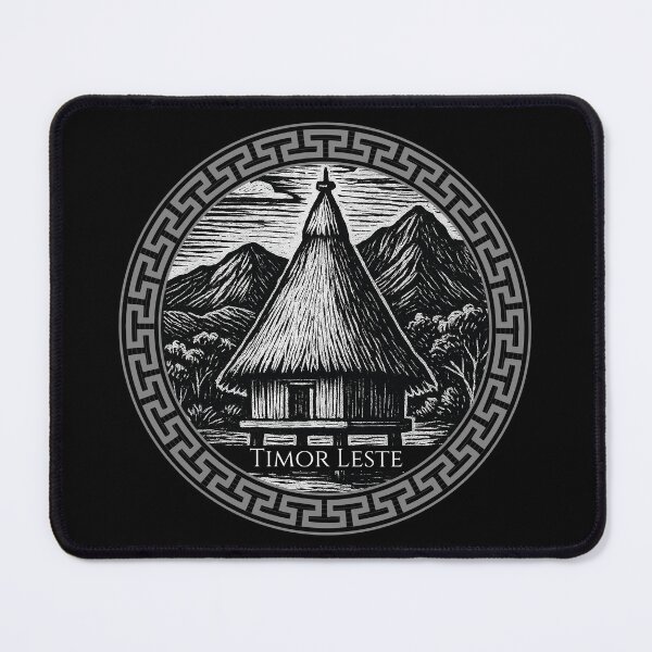 Item preview, Timor Leste Vintage Woodcut Art designed and sold by Thistle-TShop.
