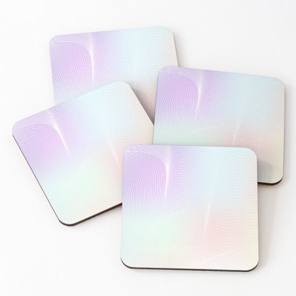 Item preview, Dreamy Pearlescent Waves. Pastel Holographic Abstract designed and sold by AnnaDesertArt.