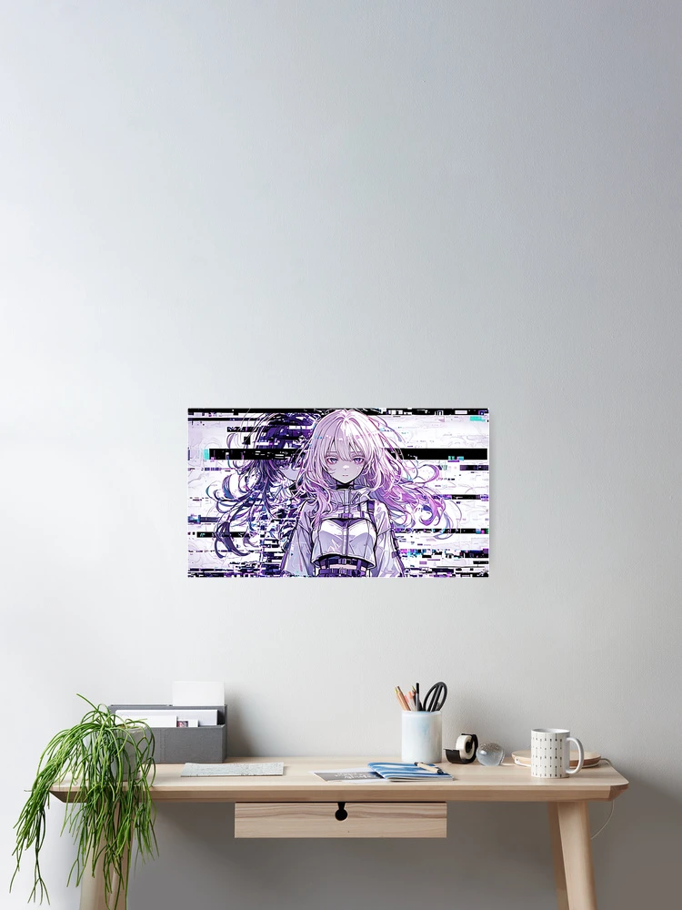 Thumbnail 2 of 3, Poster, glitch designed and sold by Emaple.
