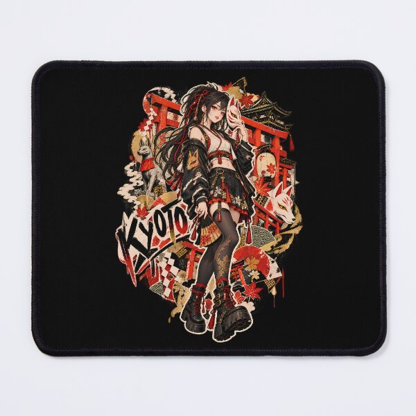 Item preview, Kyoto Shrine Spirit Japanese Punk Anime Collage Design designed and sold by Tong4130.