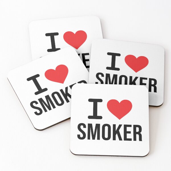 Item preview, I Heart Smoker Funny BBQ Pitmaster Quote Bold Graphic for Meat Smoking Enthusiast designed and sold by raedattia.
