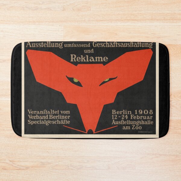 Artikelvorschau, Werbeausstellung „Roter Fuchs“, Berlin 1908 entworfen und verkauft von artofuniverse.