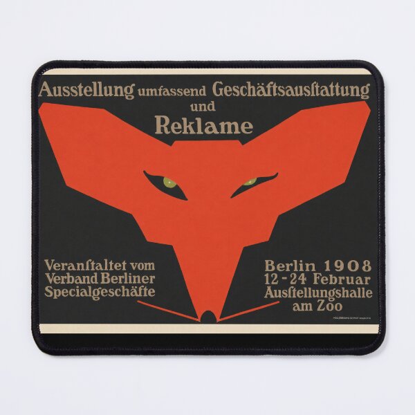 Item preview, Red Fox Advertising Exhibition Berlin 1908 designed and sold by artofuniverse.