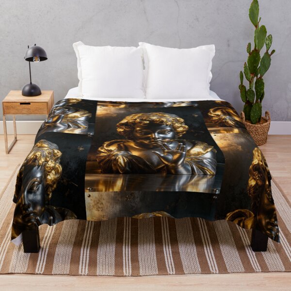 Aperçu de l'œuvre Golden Cherub Sculpture créée et vendue par jodotodesign.