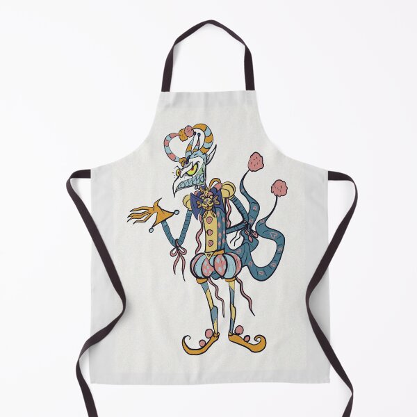 Item preview, Court Jester stylized cartoon illustration art designed and sold by Vintage Designs +.