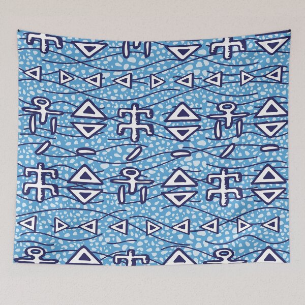 Item preview, African printed fabric – Bogolan patterns designed and sold by Wolagno.