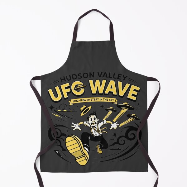 Item preview, Hudson Valley UFO Wave 1982-1986 | Retro UFO Sighting Cartoon Vintage Mystery T-Shirt designed and sold by VoglR.