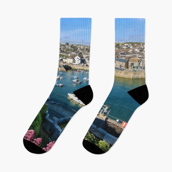 Item preview, Looking Down at Porthleven Inner Harbour designed and sold by Terri Waters Photography & Design.