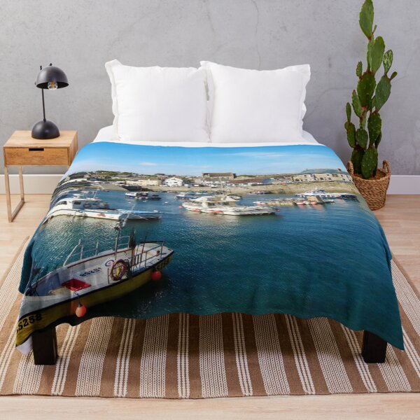 Item preview, Porthleven Inner Harbour Boats designed and sold by Terri Waters Photography & Design.