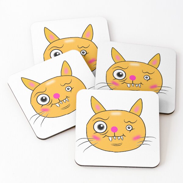 Item preview, Funny Crazy Cat Orange Kitty Face Cute Meme Artwork designed and sold by Shopovibe.