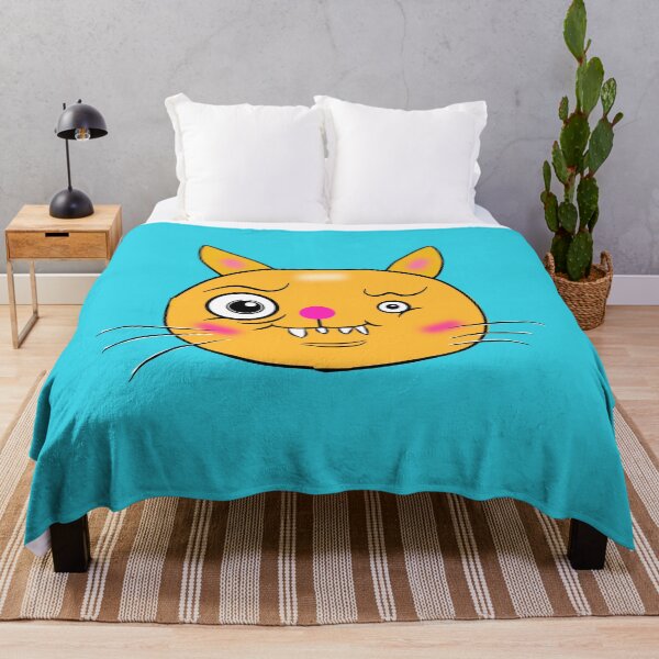 Item preview, Funny Crazy Cat Orange Kitty Face Cute Meme Artwork designed and sold by Shopovibe.